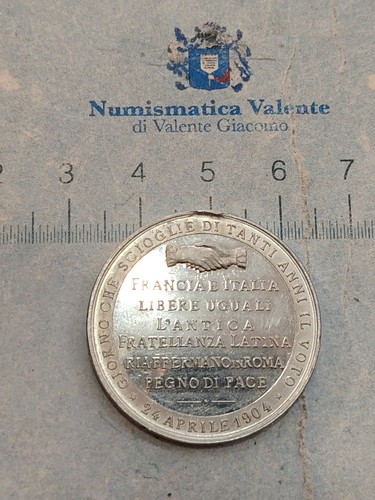 Medaglia 1904 regno italia - medaglia,