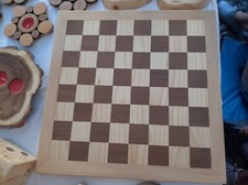 scacchiera in legno  42x42x