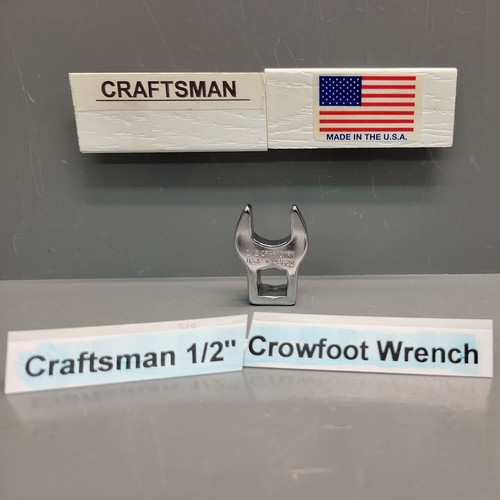 Craftsman crowfoot wrench - wrench, 1/2"