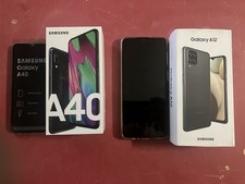 Samsung Galaxy A40 - 64GB - Blu (Dual SIM) + Galaxy A12 - 64GB - Nero (Dual SIM)