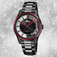 Orologio da polso acciaio nero