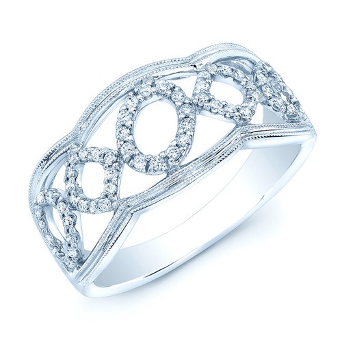 14k oro bianco - oro, diamante