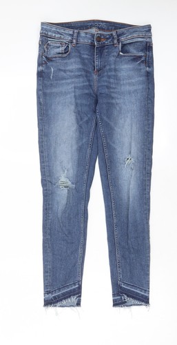 Jeans skinny zara donna blu - skinny,