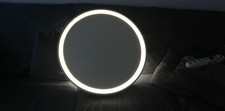 SPECCHIO  DESIGN Rotondo VINTAGE ANNI 60/70 retro illuminato a neon CRB ITALIA  