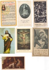 LOTTO DI 25  SANTINI DA