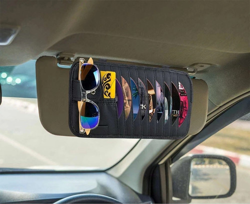 Custodia auto dvd visiera - auto, cd