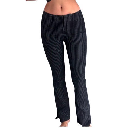 Unif pantaloni gessato bootcut - gessato,