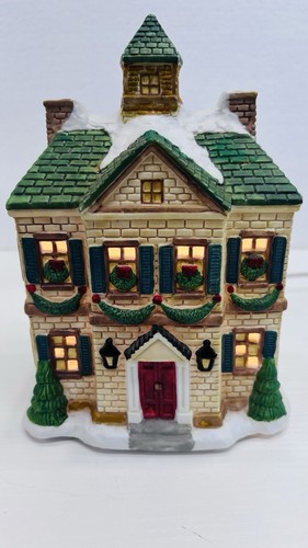 Casa illuminata porcellana - casa,