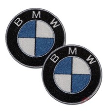 PATCH  BMW - 2 pezzi diametro cm 5 CON TERMOADESIVO