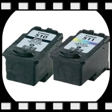 CARTUCCE "ORIGINALI RIGENERATE" 1 x CANON PG 510 BK E 1 x CL 511 COLORE