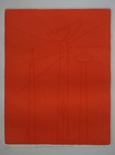 GIULIO TURCATO acquatinta 1974 'LA LIBERTA' INCATENATA' ROMERO Stampatore (cab)