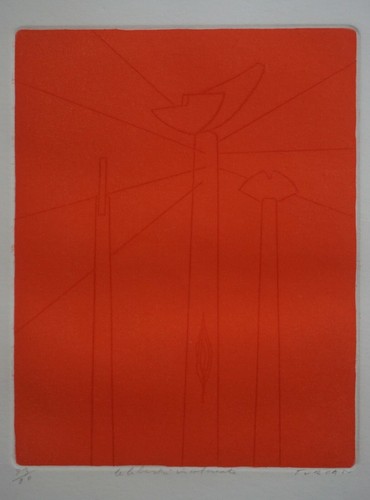 Giulio turcato acquatinta 1974 - giulio,