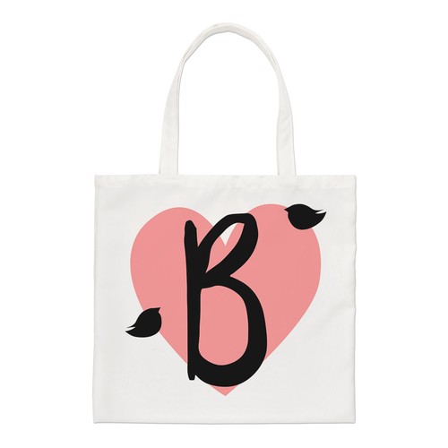 Lettera cuore alfabeto - b,