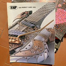 ESP/LTD Guitars: Official Catalogs (9pc) '03 '04 '05/30th 06 '08 '09 '11 '13 '14