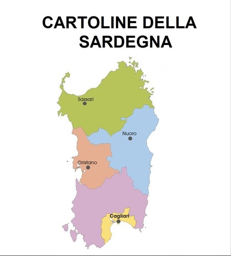 Cartoline della sardegna - cartoline,