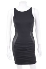 Abito PIN UP STARS inserto in rete I 42 = D 36 nero NUOVO