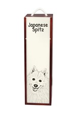 Cassa Di Vino Japan Spitz Con Cane Art-Dog