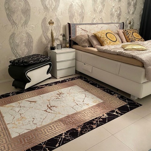 Tappeto bordo greco marmo - bordo,