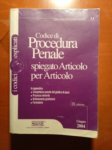 Codice procedura penale - penale,