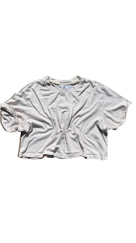 Adidas donna crop off bianco