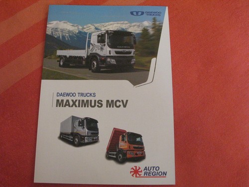 Brochure camion daewoo maximus - brochure,