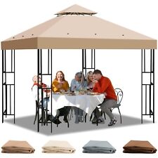 Telo Sostituzione Gazebo 3x3m - Impermeabile e Resistente ai Raggi UV
