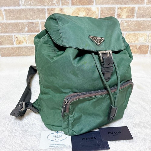 Zaino prada nylon - zaino, verde