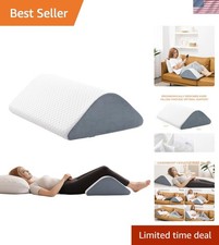 Knee Wedge Pillow Support for Post Surgery Back Hip Pain Relief Leg Elevation