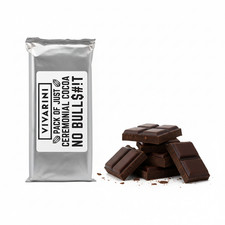 Cacao Cerimoniale Criollo Vivarini Cacao Crudo Senza Zucchero Rituale Lingotto 180g
