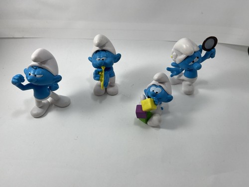 Set puffi statuette action - puffi, 4