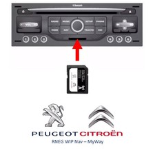 SD Mappe Europa 2025 per RNEG MyWay WipNav Peugeot Citroën DS Navigatore Velox