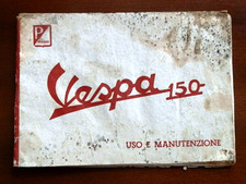 VESPA 150 Uso Manutenzione 2 Edizione LIBRO Auto Moto Storiche