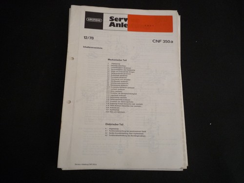 Manuale servizio originale - di,
