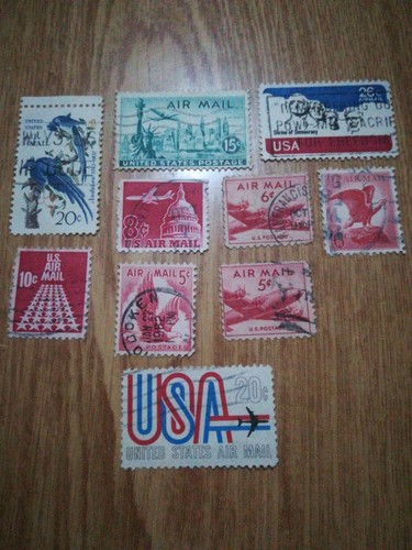 Francobolli usa air - francobolli,