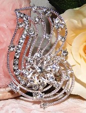 Grande spilla cristalli strass