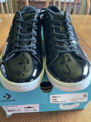 Converse donna nero - nero, vernice