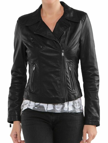Giacca donna 100 pelle - donna, nera