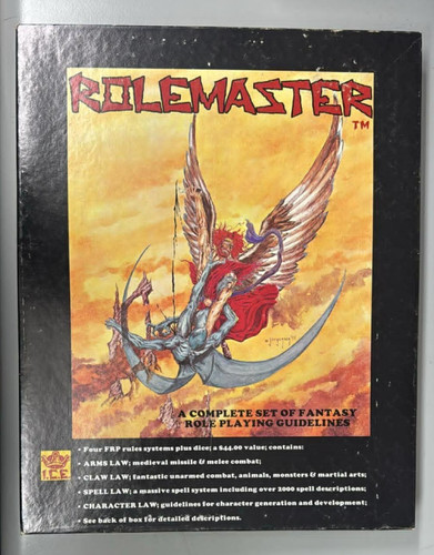 Rolemaster gioco ruolo - di,