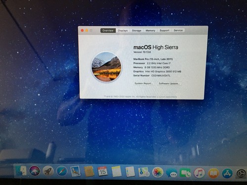 Apple macbook pro core - 15”/,