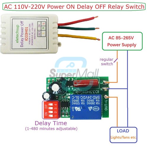 Ac110 220v timer canale - 1,