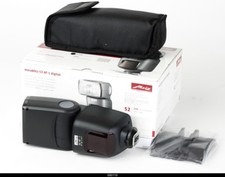 Metz Mecablitz 52 AF-1 supporto digitale per scarpe Pentax come nuovo scatola 