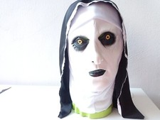 MASCHERA SUORA THE NUN IN LATTICE MASCHERA HALLOWEEN CARNEVALE IN LATEX