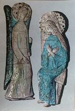 Cartolina Annunciazione di Ave Cerquetti Carrara 1969 non viaggiata