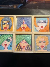 Quadri Donna , Lotto Di 6