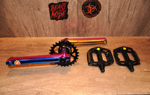 Set guarnitura bmx pezzi 175 - guarnitura,