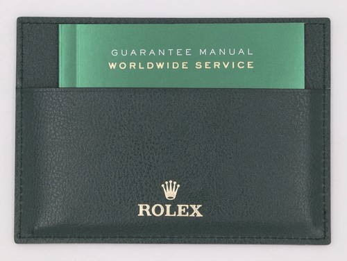 Rolex cardholder booklet - rolex,