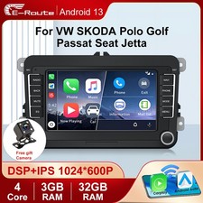 Autoradio 7" Android 13 GPS Navi WiFi per 2 DIN VW GOLF 5 6 Passat Touran Tiguan