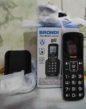 Cellulare Brondi Amico Home Gsm Grandi Tasti. Più cavo USB. Mt 3.