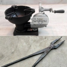 Forno forgiato con soffiatore - forgiato,