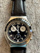 OROLOGIO SWATCH YCS447S NERO SPY IRONY CRONOGRAFO 2003 ORIGINALE MOLTO RARO